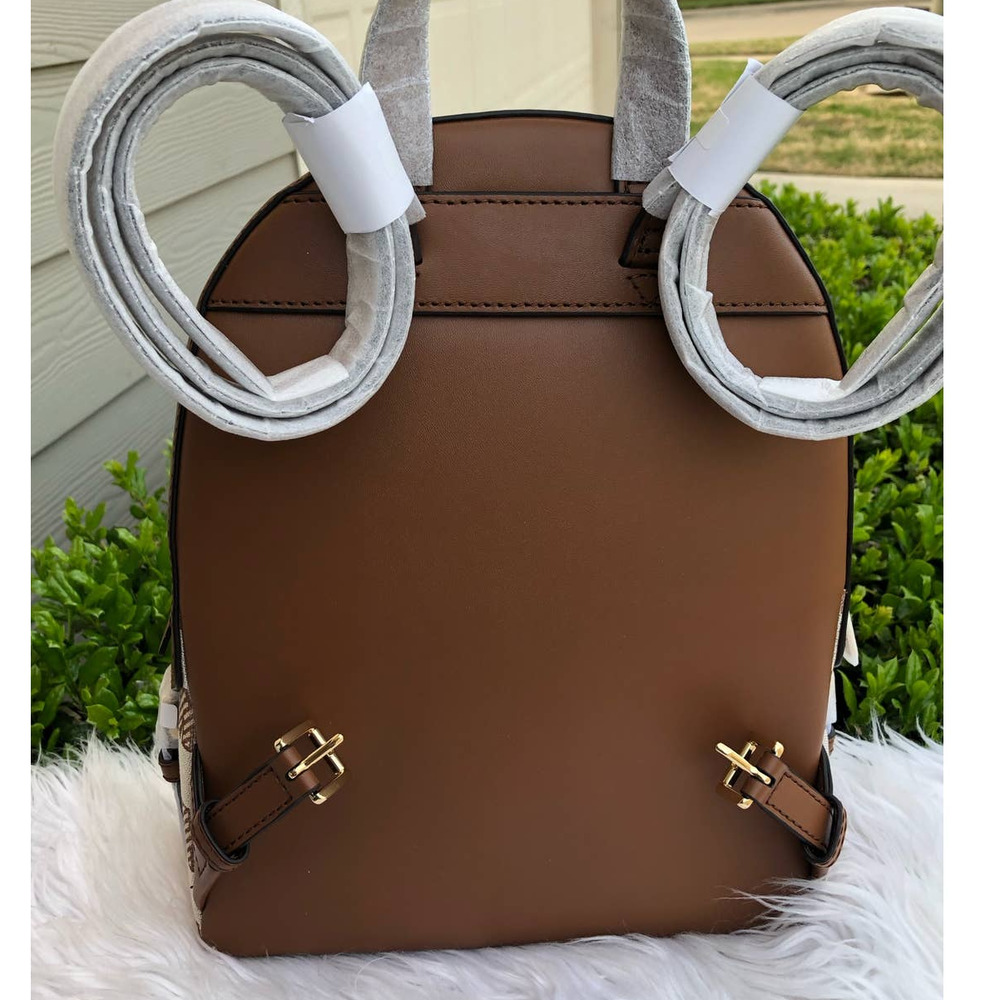 New Michael Kors Jaycee Medium Logo Zip Pocket Backpack - Picture 6 of 9
